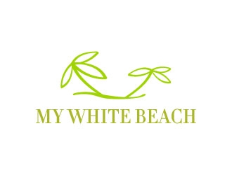 My White Beach logo design by N1one