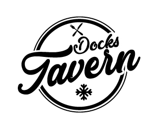 Docks Tavern logo design by ElonStark