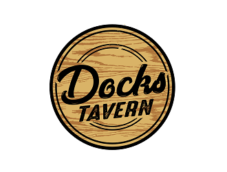 Docks Tavern logo design by haze