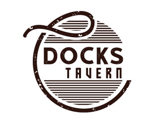 Docks Tavern logo design by Suvendu