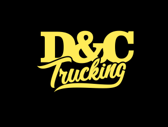 D&C Trucking logo design by ekitessar