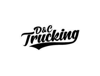 D&C Trucking logo design by pixelour