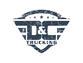 D&C Trucking logo design by abss