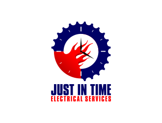 Just In Time Electrical Services logo design by ekitessar