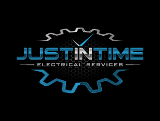 Just In Time Electrical Services logo design by pencilhand