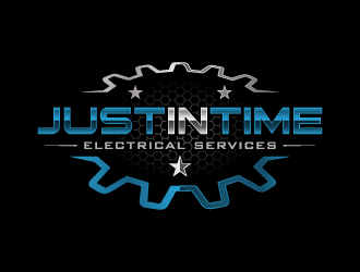 Just In Time Electrical Services logo design by pencilhand