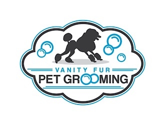Vanity Fur pet grooming logo design by shere