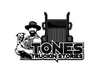 Tones Truckin Stories logo design by fastsev