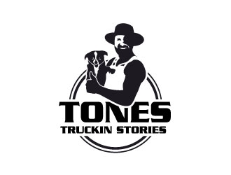 Tones Truckin Stories logo design by Gaze