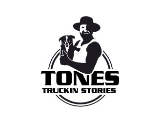 Tones Truckin Stories logo design by Gaze