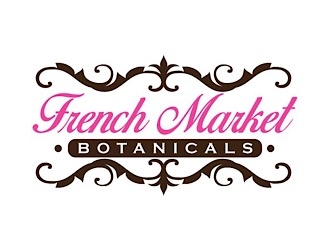 French Market Botanicals logo design by shere