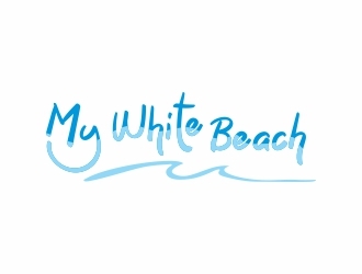 My White Beach logo design by AsoySelalu99