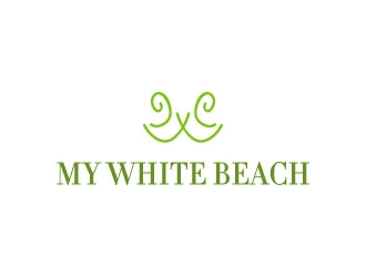 My White Beach logo design by N1one