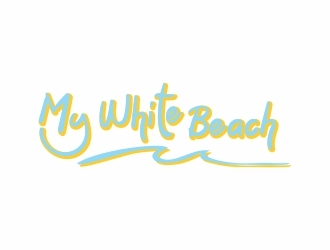 My White Beach logo design by AsoySelalu99