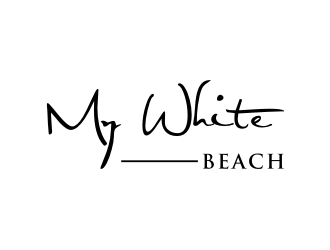 My White Beach logo design by Zhafir