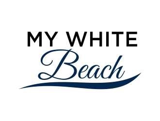 My White Beach logo design by dibyo