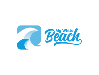 My White Beach logo design by ekitessar