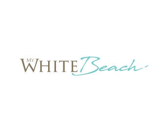 My White Beach logo design by REDCROW