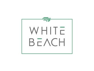 My White Beach logo design by aura
