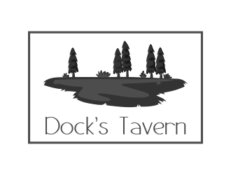 Docks Tavern logo design by ROSHTEIN