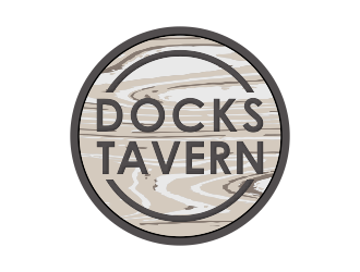 Docks Tavern logo design by Kruger