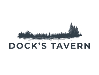 Docks Tavern logo design by Eliben