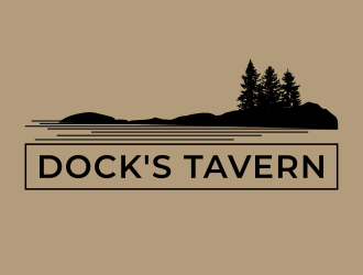 Docks Tavern logo design by Dakon