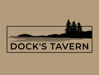 Docks Tavern logo design by Dakon