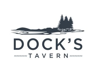 Docks Tavern logo design by 48art