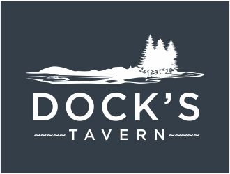 Docks Tavern logo design by 48art