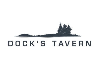 Docks Tavern logo design by LogoInvent