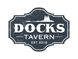 Docks Tavern logo design by kunejo