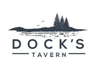 Docks Tavern logo design by Xeon
