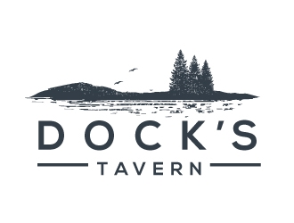 Docks Tavern logo design by Xeon
