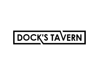 Docks Tavern logo design by giphone
