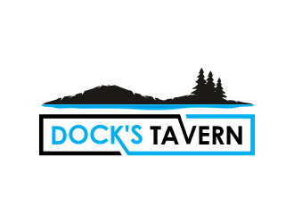 Docks Tavern logo design by giphone