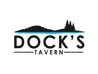 Docks Tavern logo design by giphone