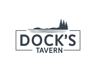 Docks Tavern logo design by done