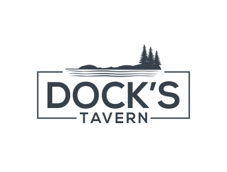 Docks Tavern logo design by done