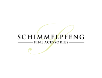 SCHIMMELPFENG FINE ACESSORIES logo design by johana