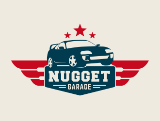 Nugget Garage logo design by Dakon