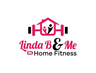Linda B & Me In-Home Fitness logo design by WooW