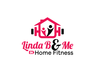 Linda B & Me In-Home Fitness logo design by WooW
