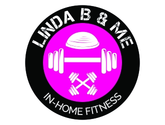 Linda B & Me In-Home Fitness logo design by ElonStark