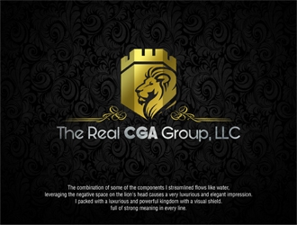The Real CGA Group, LLC logo design by dennnik