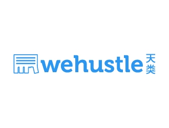 wehustle logo design by wongndeso
