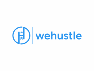 wehustle logo design by ammad