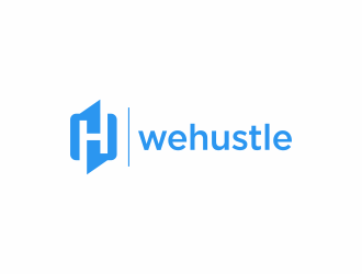 wehustle logo design by ammad