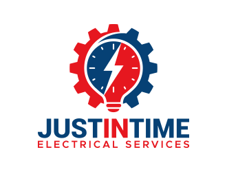 Just In Time Electrical Services logo design by lexipej