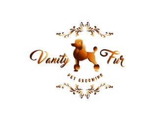 Vanity Fur pet grooming logo design by adiputra87
